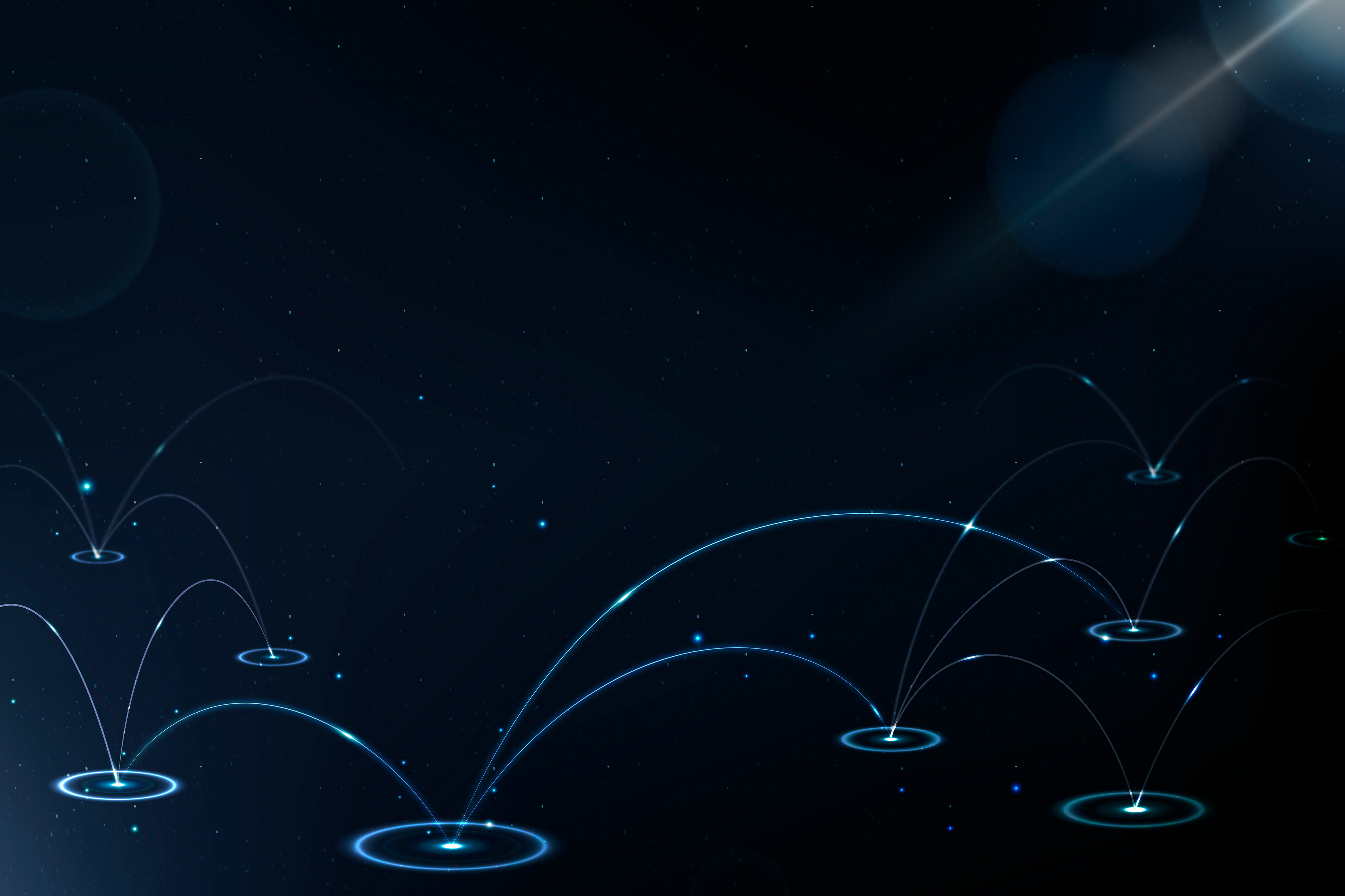 modern dark UI network connection