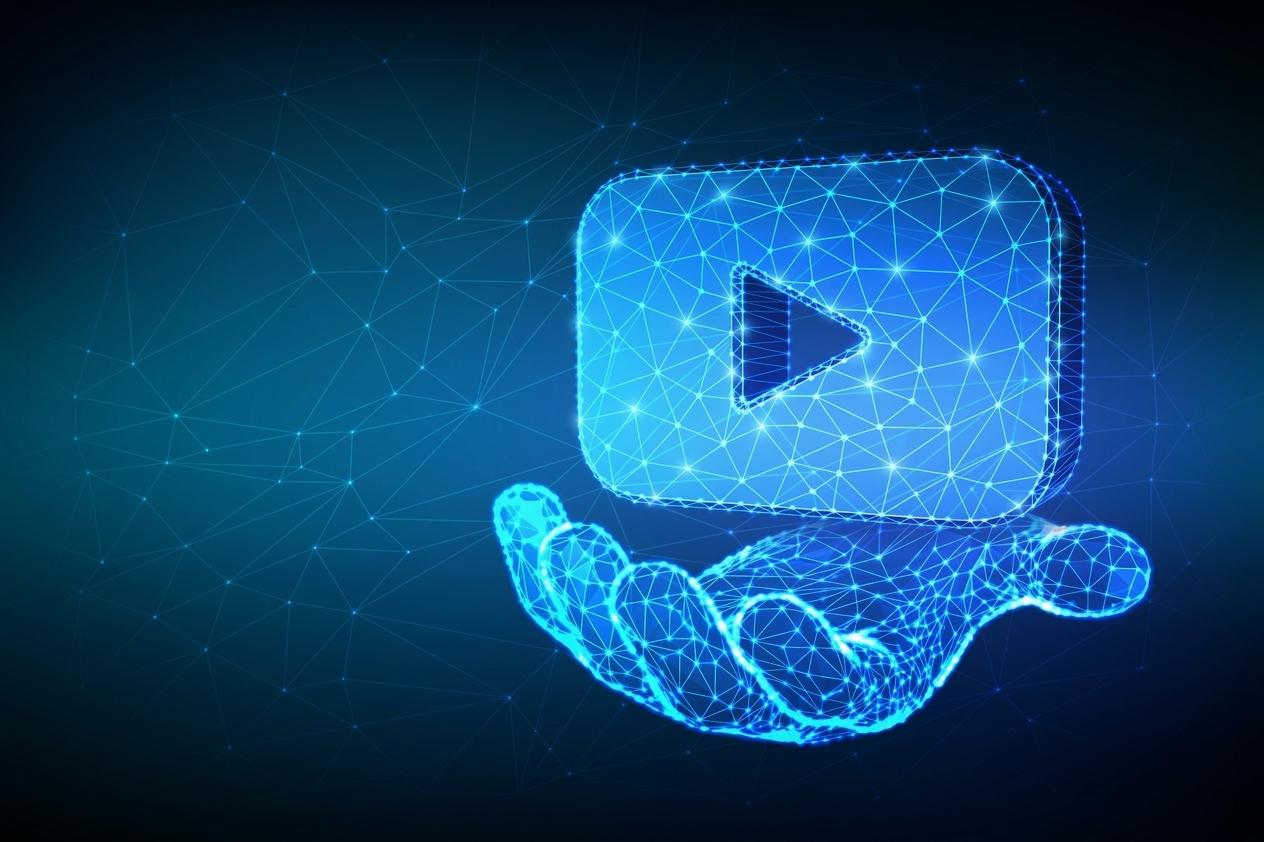 video player speed dark neon graphic