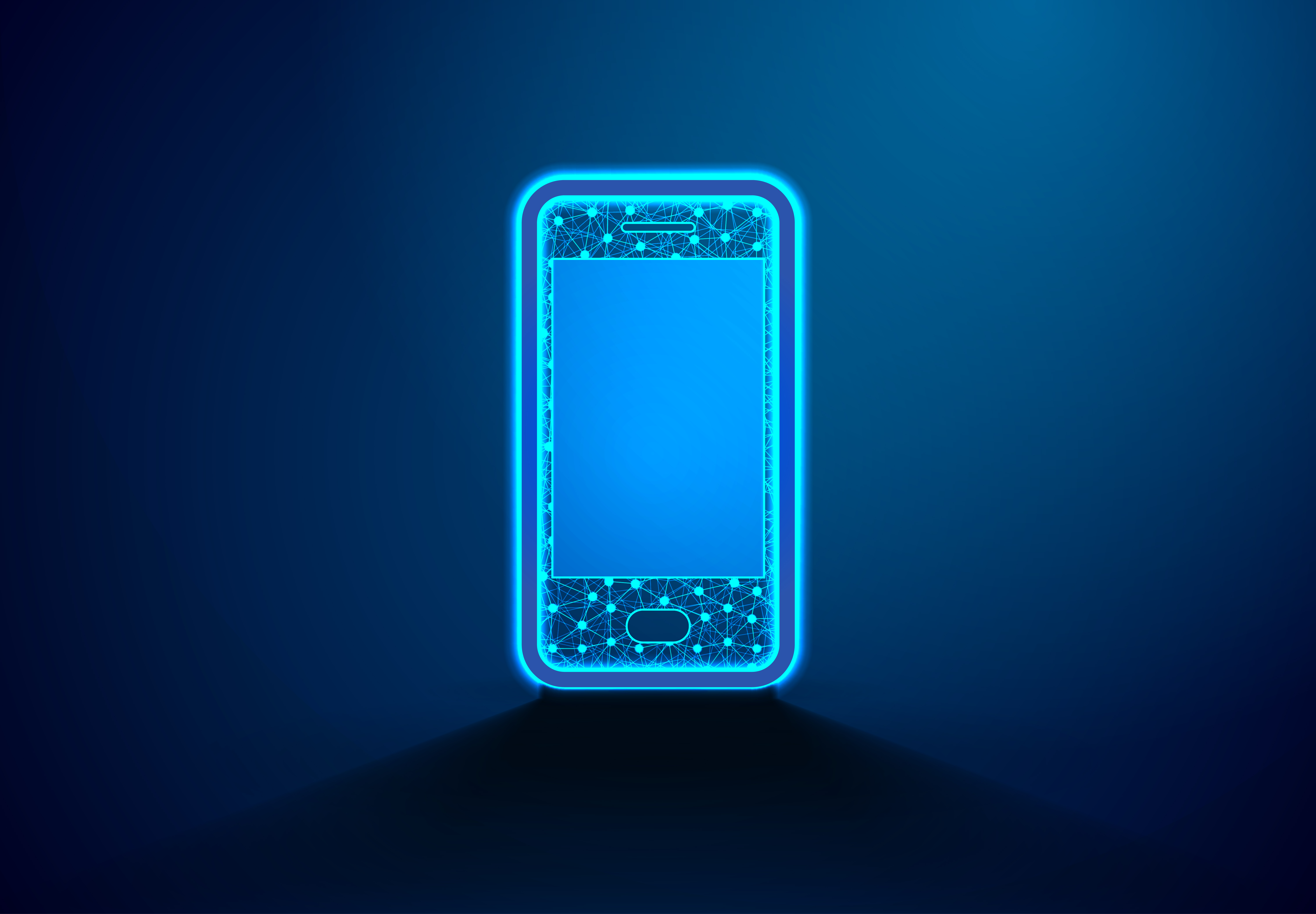 secure app download button dark background