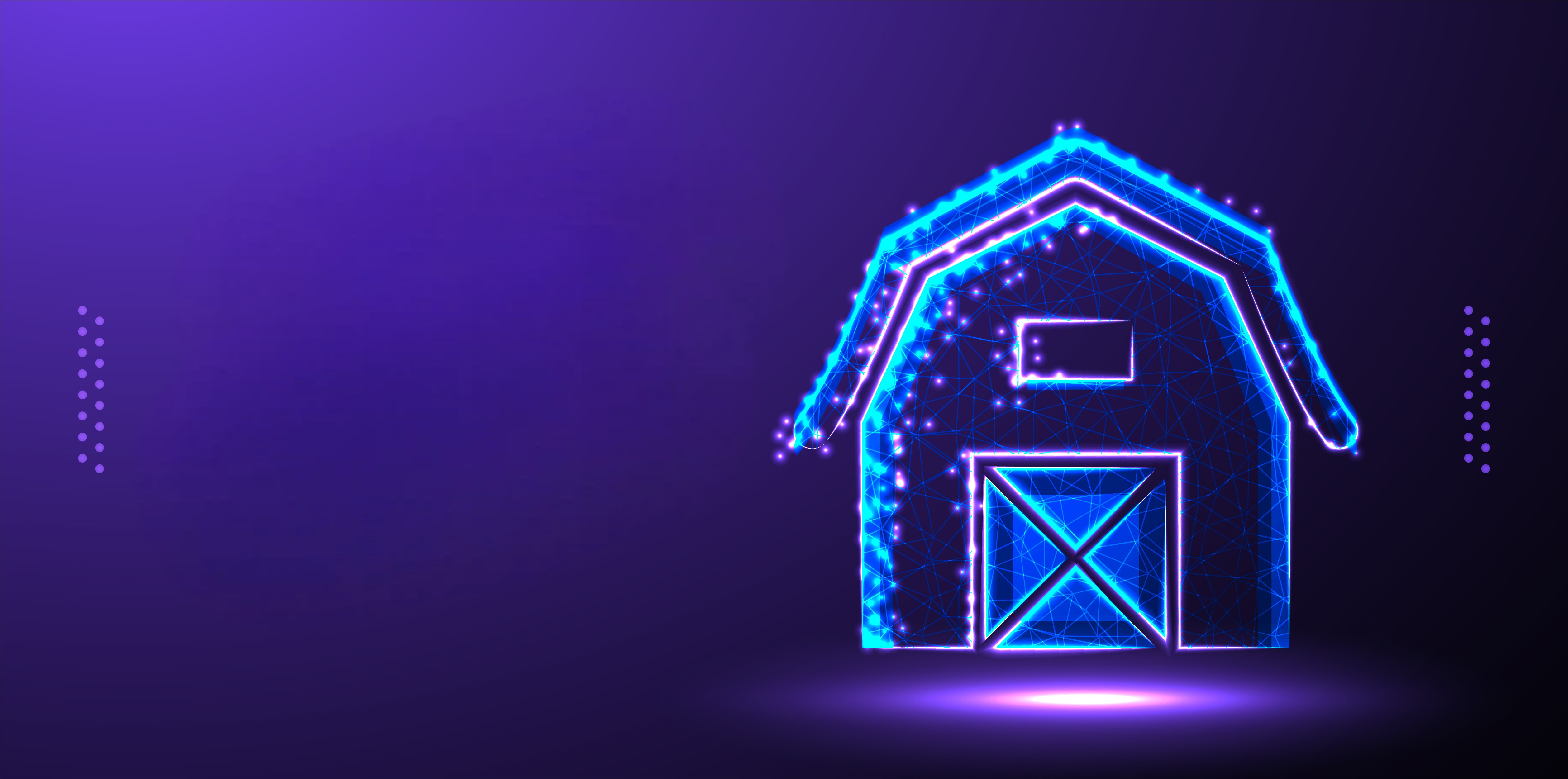 home network vpn shield dark neon icon